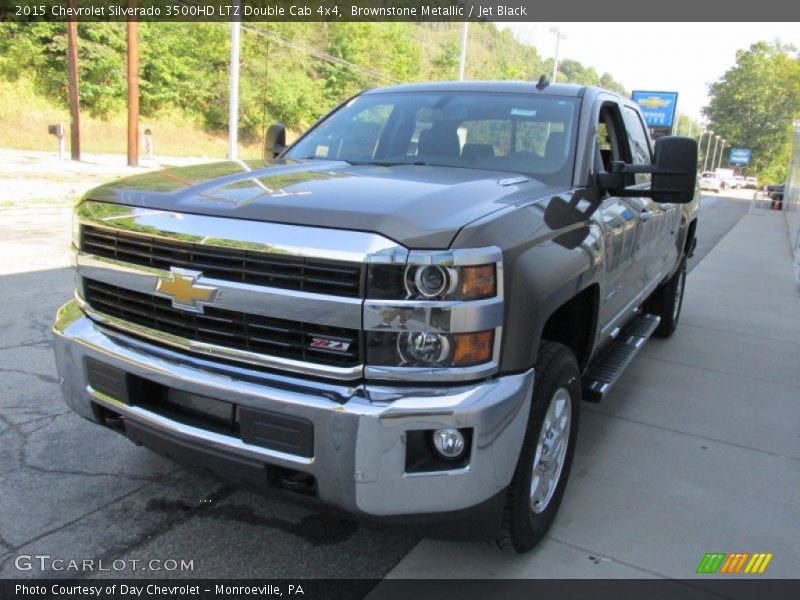 Brownstone Metallic / Jet Black 2015 Chevrolet Silverado 3500HD LTZ Double Cab 4x4