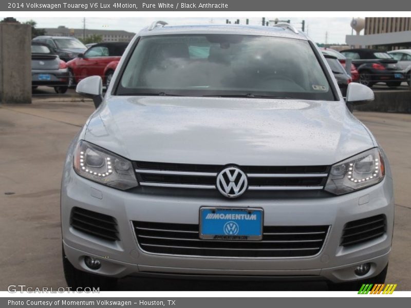 Pure White / Black Anthracite 2014 Volkswagen Touareg V6 Lux 4Motion