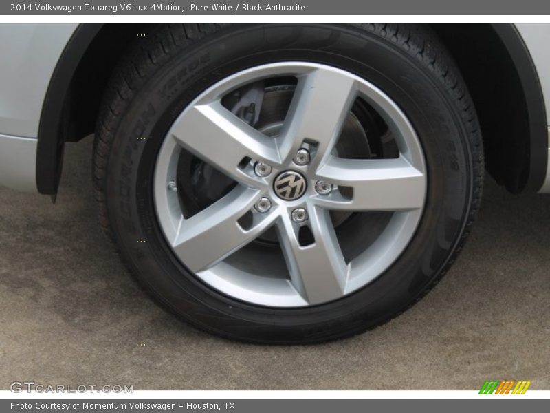 Pure White / Black Anthracite 2014 Volkswagen Touareg V6 Lux 4Motion