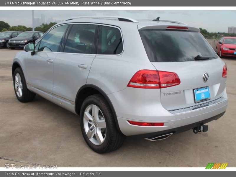 Pure White / Black Anthracite 2014 Volkswagen Touareg V6 Lux 4Motion
