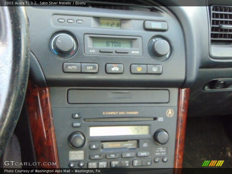 Satin Silver Metallic / Ebony 2003 Acura TL 3.2