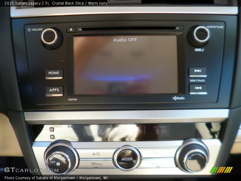 Crystal Black Silica / Warm Ivory 2015 Subaru Legacy 2.5i