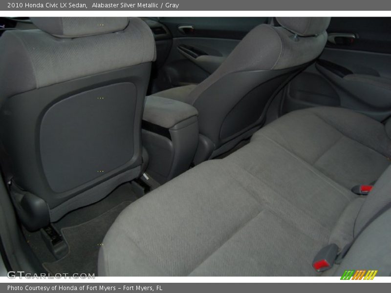 Alabaster Silver Metallic / Gray 2010 Honda Civic LX Sedan