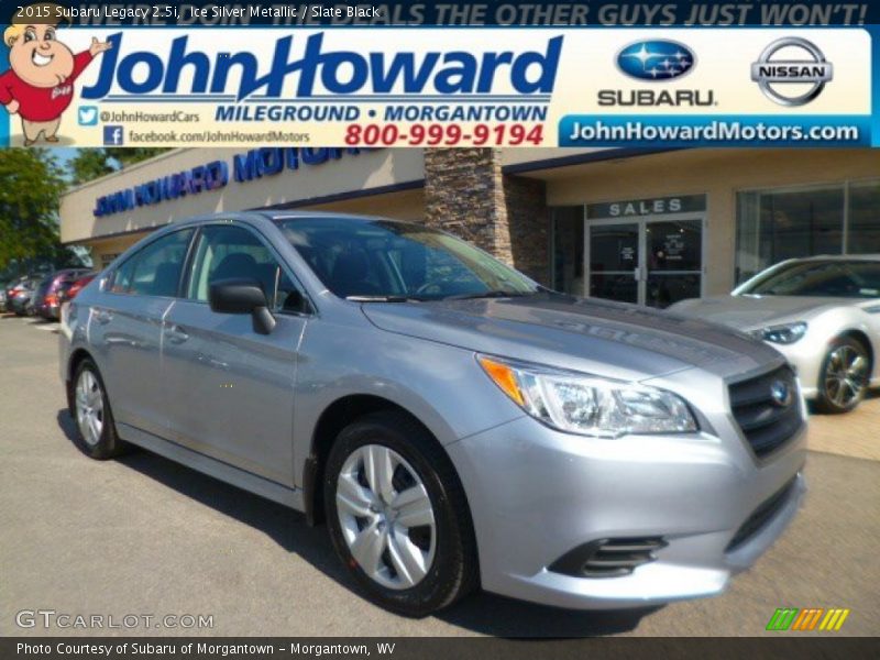 Ice Silver Metallic / Slate Black 2015 Subaru Legacy 2.5i