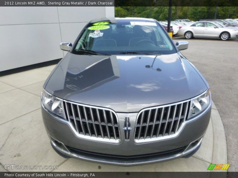 Sterling Gray Metallic / Dark Charcoal 2012 Lincoln MKZ AWD