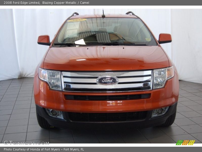 Blazing Copper Metallic / Camel 2008 Ford Edge Limited