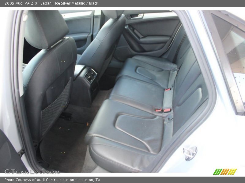 Ice Silver Metallic / Black 2009 Audi A4 2.0T Sedan