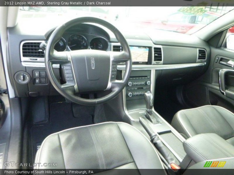 Sterling Gray Metallic / Dark Charcoal 2012 Lincoln MKZ AWD