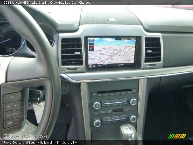 Sterling Gray Metallic / Dark Charcoal 2012 Lincoln MKZ AWD