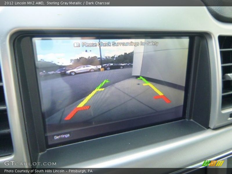 Sterling Gray Metallic / Dark Charcoal 2012 Lincoln MKZ AWD