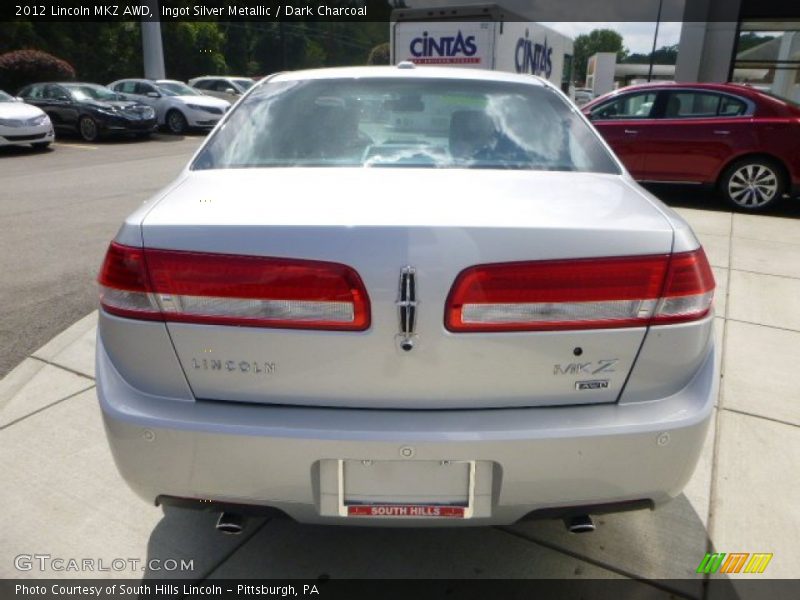 Ingot Silver Metallic / Dark Charcoal 2012 Lincoln MKZ AWD