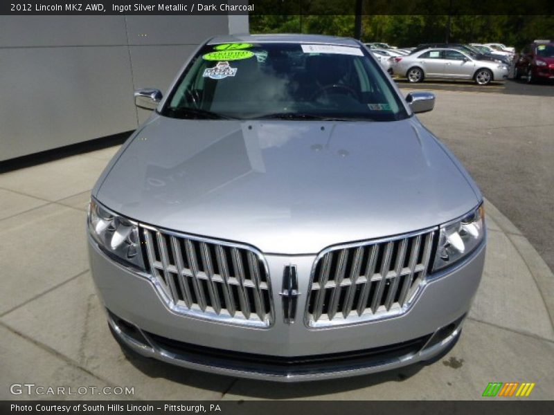 Ingot Silver Metallic / Dark Charcoal 2012 Lincoln MKZ AWD
