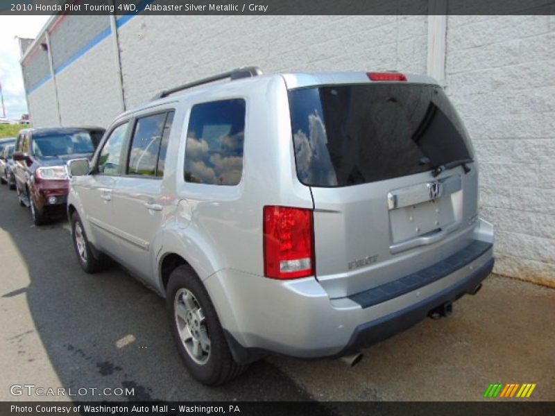 Alabaster Silver Metallic / Gray 2010 Honda Pilot Touring 4WD
