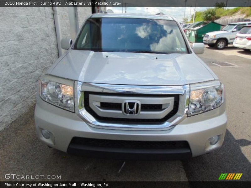 Alabaster Silver Metallic / Gray 2010 Honda Pilot Touring 4WD