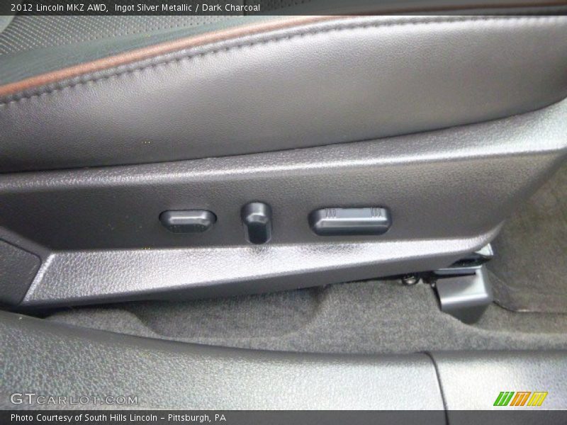Ingot Silver Metallic / Dark Charcoal 2012 Lincoln MKZ AWD