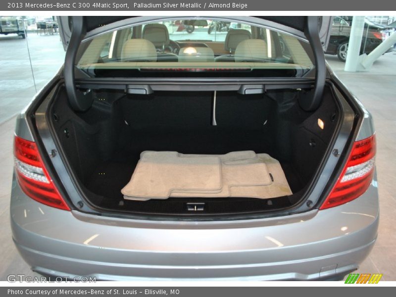 Palladium Silver Metallic / Almond Beige 2013 Mercedes-Benz C 300 4Matic Sport