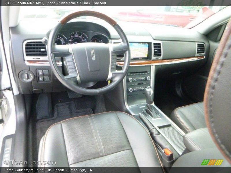 Ingot Silver Metallic / Dark Charcoal 2012 Lincoln MKZ AWD