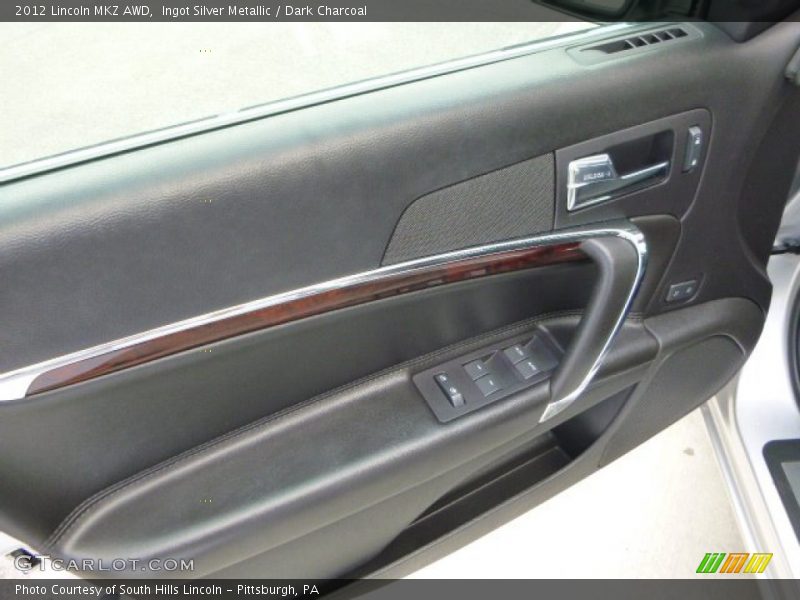 Ingot Silver Metallic / Dark Charcoal 2012 Lincoln MKZ AWD