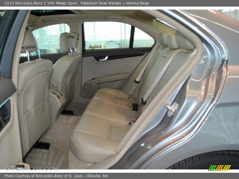 Palladium Silver Metallic / Almond Beige 2013 Mercedes-Benz C 300 4Matic Sport