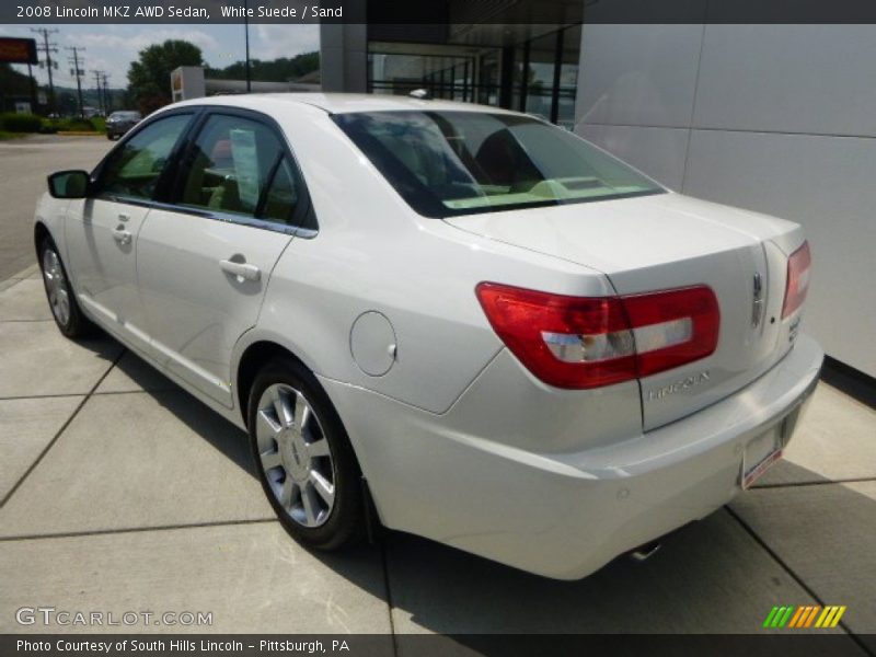White Suede / Sand 2008 Lincoln MKZ AWD Sedan