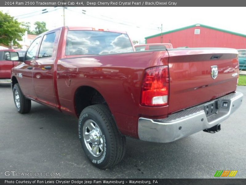 Deep Cherry Red Crystal Pearl / Black/Diesel Gray 2014 Ram 2500 Tradesman Crew Cab 4x4