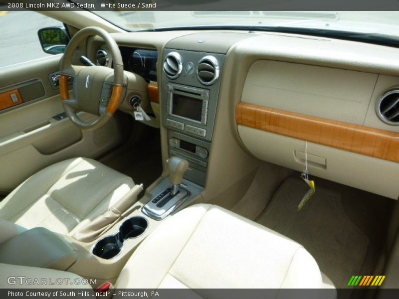 White Suede / Sand 2008 Lincoln MKZ AWD Sedan