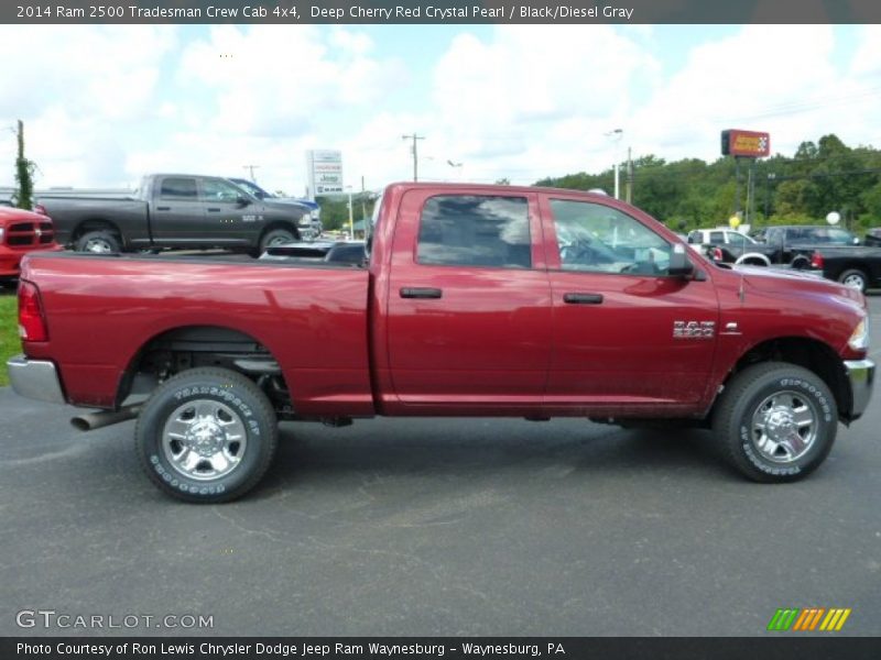 Deep Cherry Red Crystal Pearl / Black/Diesel Gray 2014 Ram 2500 Tradesman Crew Cab 4x4