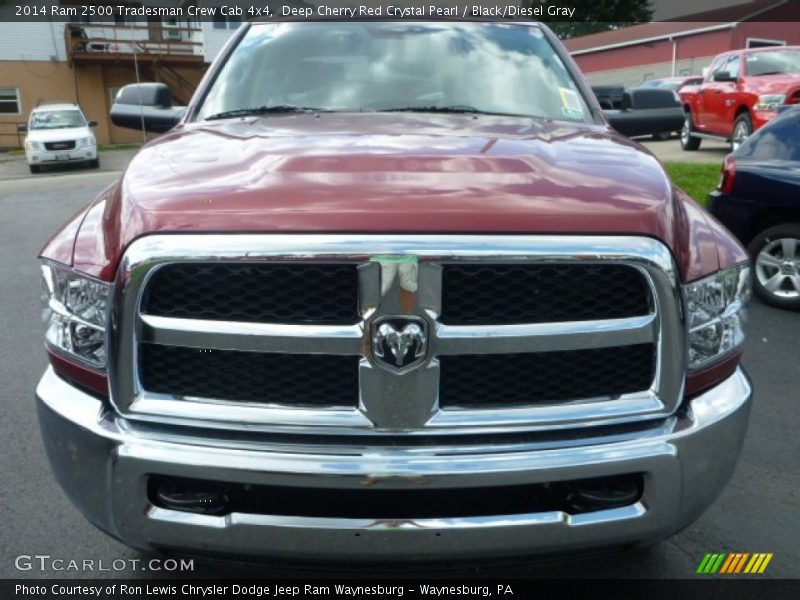 Deep Cherry Red Crystal Pearl / Black/Diesel Gray 2014 Ram 2500 Tradesman Crew Cab 4x4