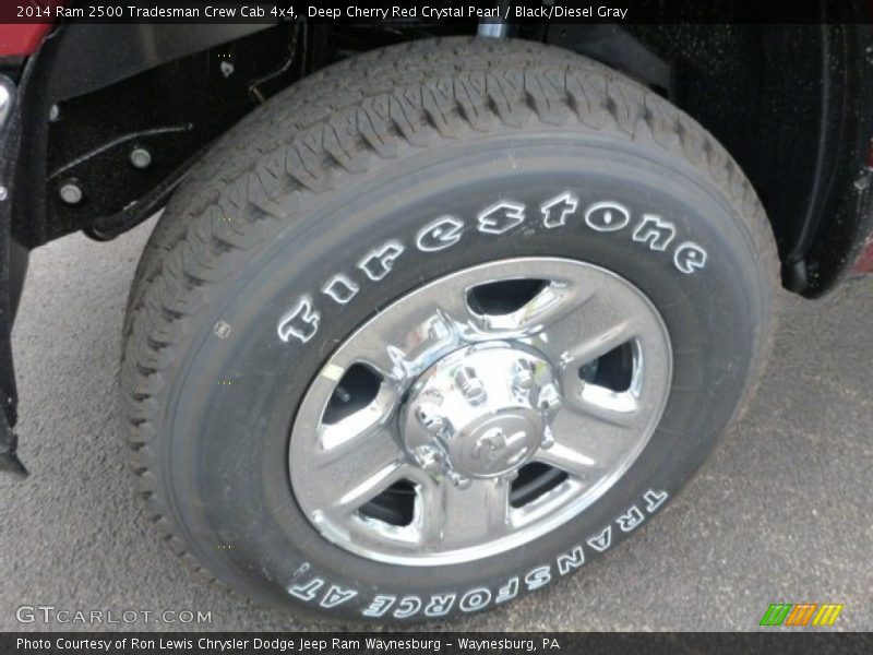 Deep Cherry Red Crystal Pearl / Black/Diesel Gray 2014 Ram 2500 Tradesman Crew Cab 4x4