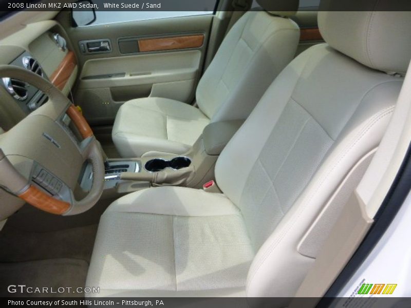 White Suede / Sand 2008 Lincoln MKZ AWD Sedan