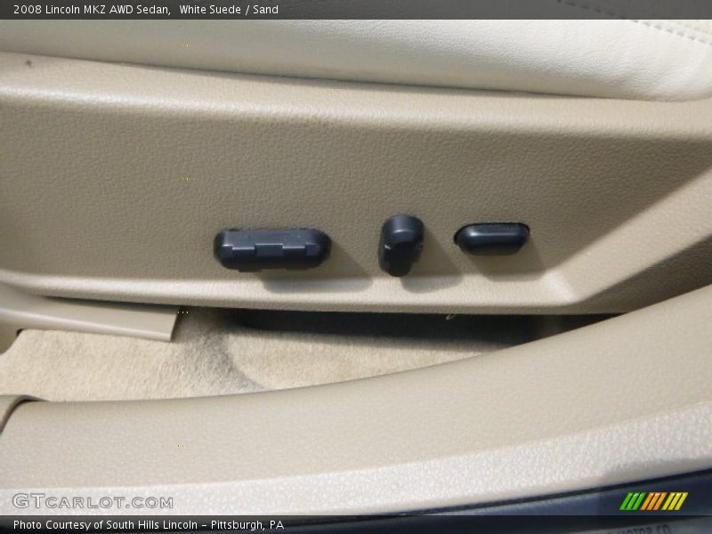 White Suede / Sand 2008 Lincoln MKZ AWD Sedan