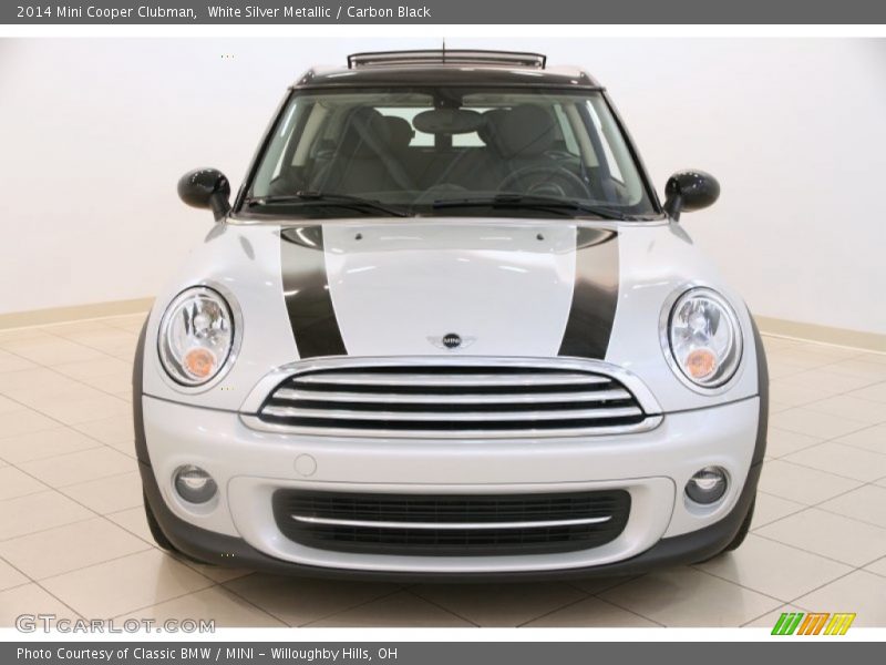 White Silver Metallic / Carbon Black 2014 Mini Cooper Clubman