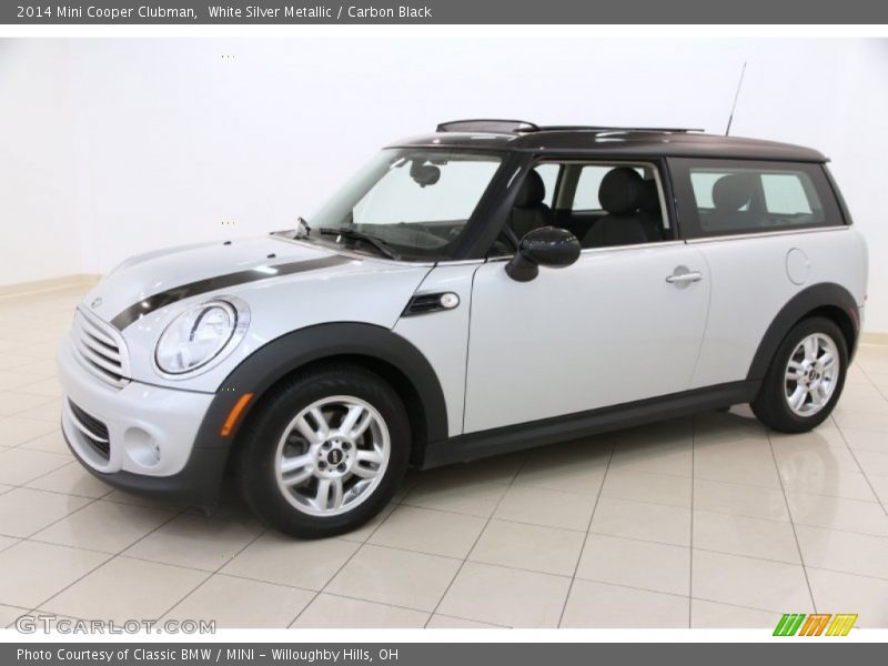 White Silver Metallic / Carbon Black 2014 Mini Cooper Clubman