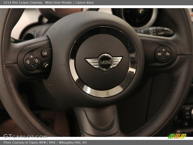 White Silver Metallic / Carbon Black 2014 Mini Cooper Clubman