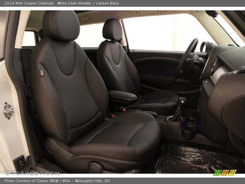 White Silver Metallic / Carbon Black 2014 Mini Cooper Clubman