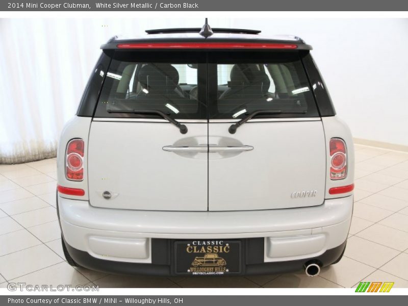 White Silver Metallic / Carbon Black 2014 Mini Cooper Clubman