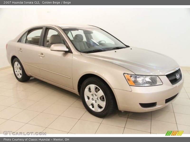 Golden Beige / Beige 2007 Hyundai Sonata GLS
