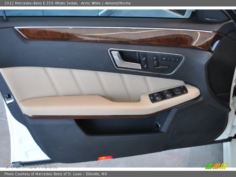 Arctic White / Almond/Mocha 2012 Mercedes-Benz E 350 4Matic Sedan