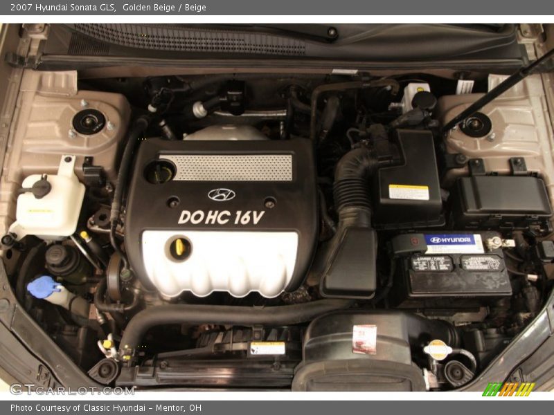 Golden Beige / Beige 2007 Hyundai Sonata GLS
