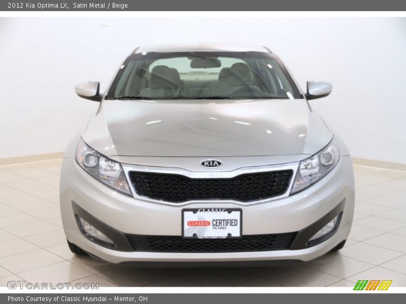 Satin Metal / Beige 2012 Kia Optima LX