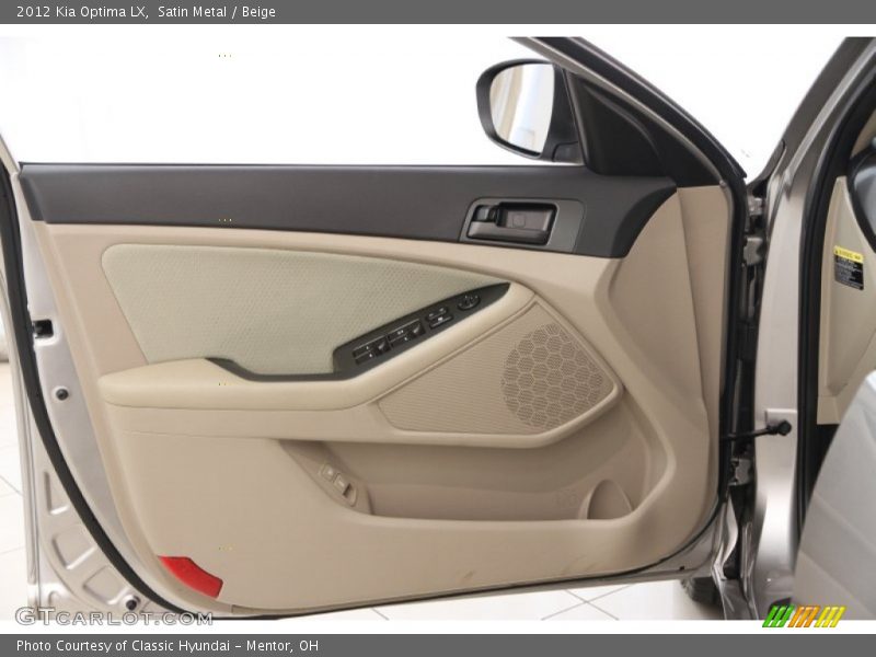Satin Metal / Beige 2012 Kia Optima LX