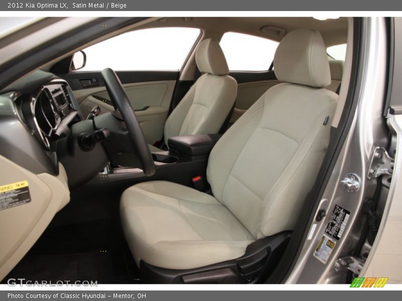 Satin Metal / Beige 2012 Kia Optima LX