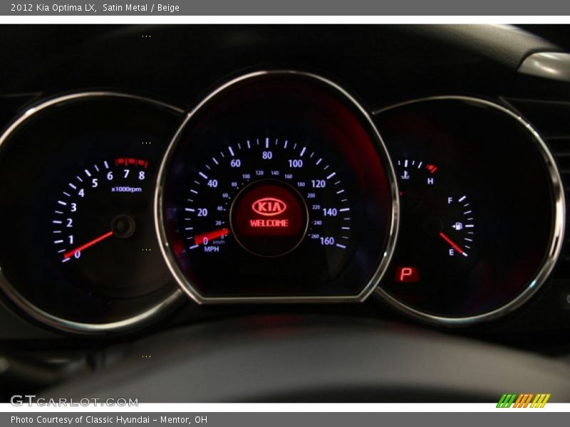 Satin Metal / Beige 2012 Kia Optima LX