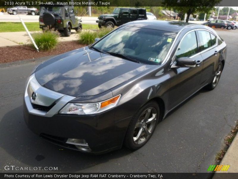 Mayan Bronze Metallic / Taupe 2010 Acura TL 3.7 SH-AWD