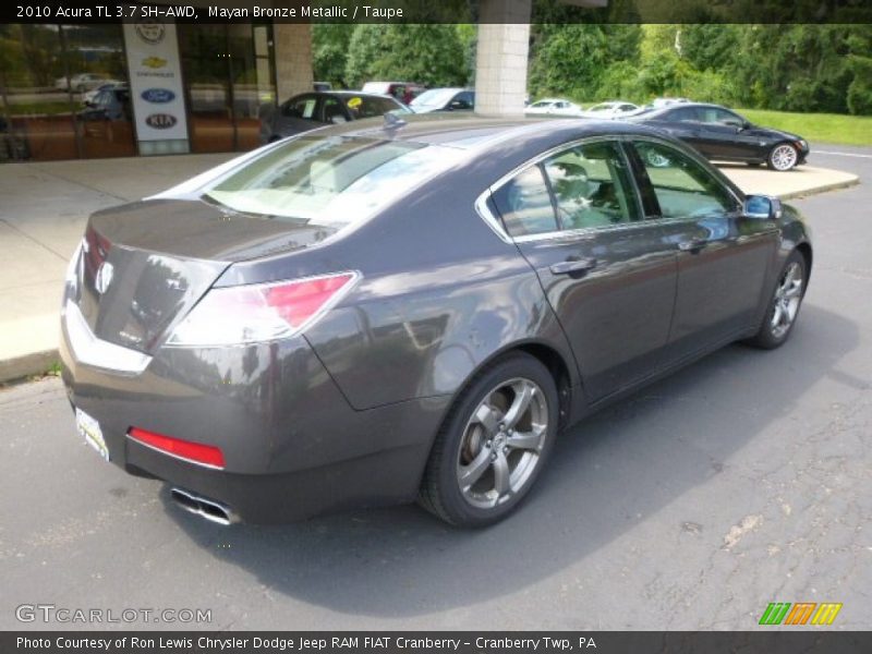 Mayan Bronze Metallic / Taupe 2010 Acura TL 3.7 SH-AWD