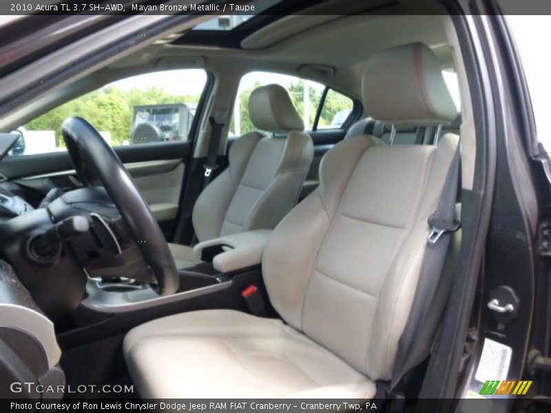 Mayan Bronze Metallic / Taupe 2010 Acura TL 3.7 SH-AWD