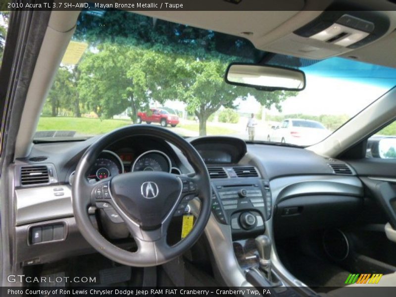 Mayan Bronze Metallic / Taupe 2010 Acura TL 3.7 SH-AWD