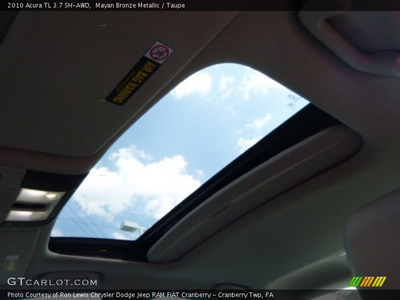 Mayan Bronze Metallic / Taupe 2010 Acura TL 3.7 SH-AWD