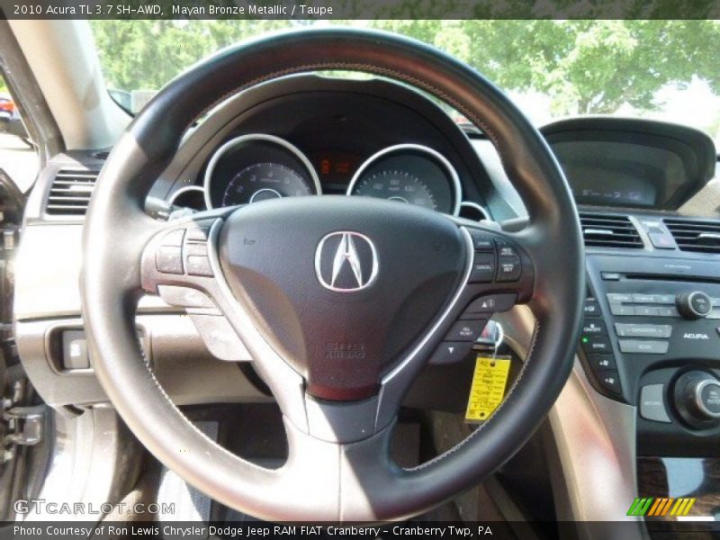 Mayan Bronze Metallic / Taupe 2010 Acura TL 3.7 SH-AWD