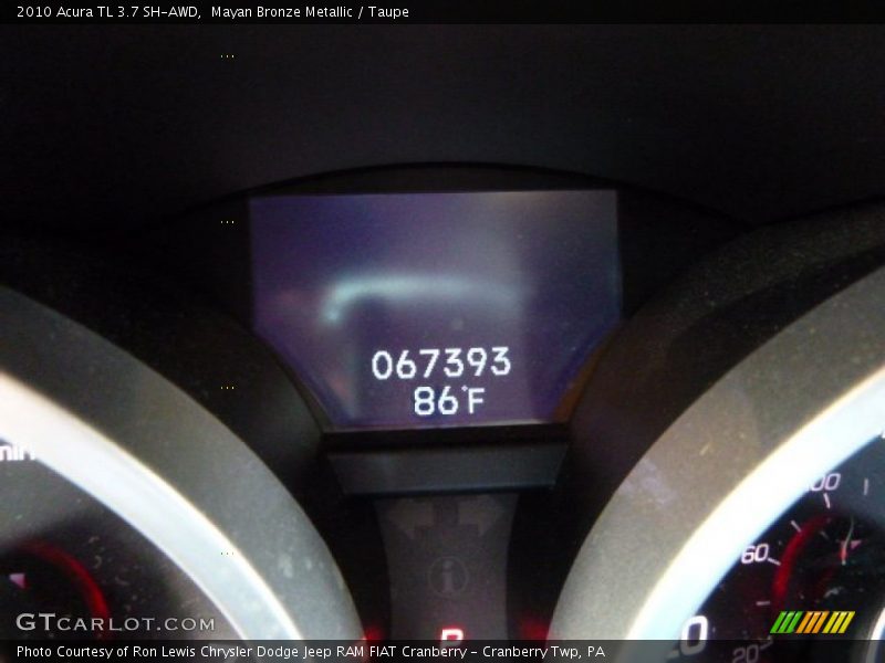 Mayan Bronze Metallic / Taupe 2010 Acura TL 3.7 SH-AWD